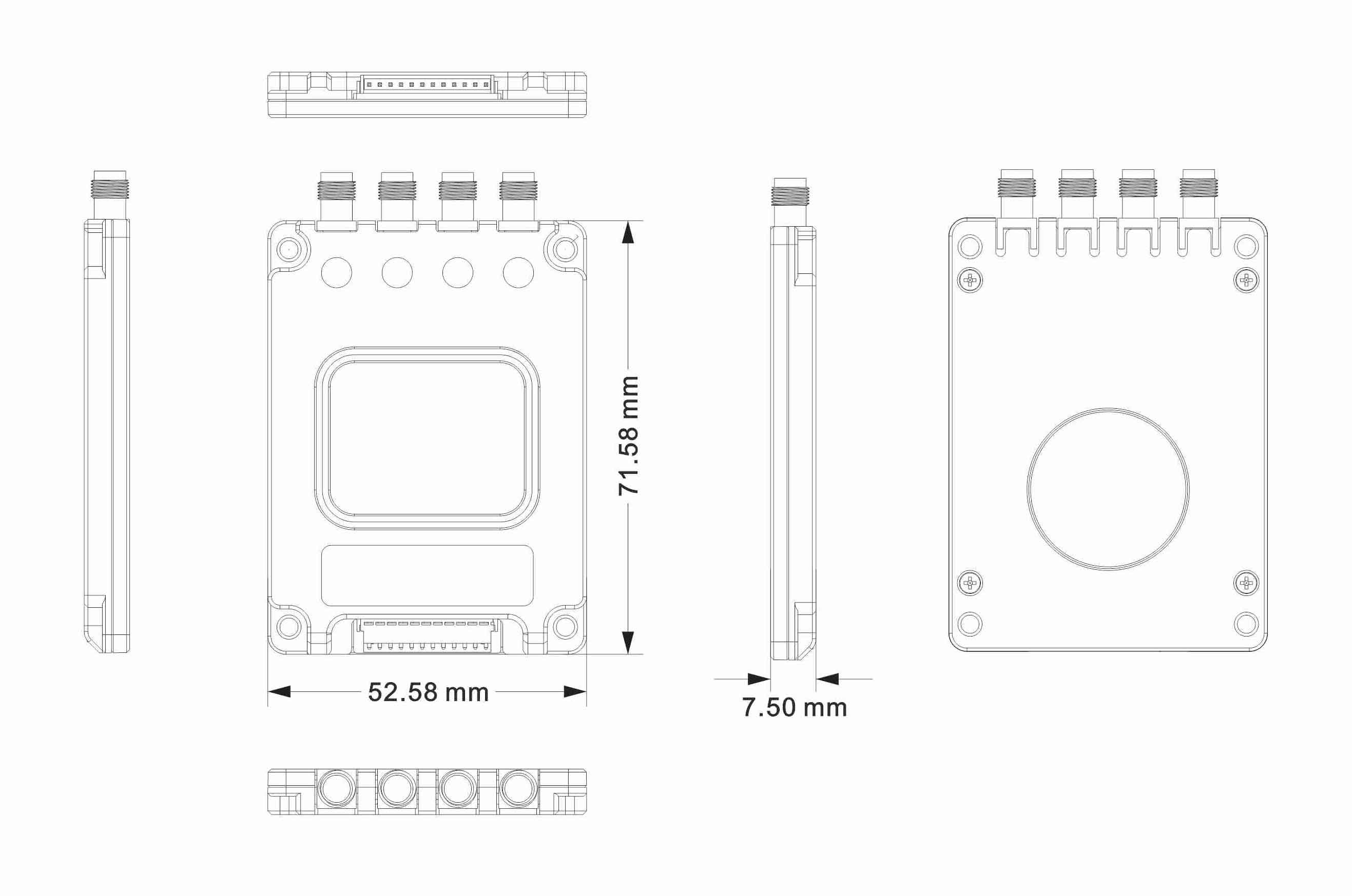 RD-M4 Cykeo 4port UHF RFID ماڈیول V2.0 (3)